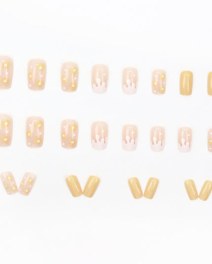 Elegant Minimalist Press-On Nail Set (24pcs) (DESIGN 7574)