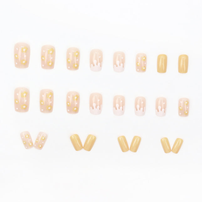 Elegant Minimalist Press-On Nail Set (24pcs) (DESIGN 7574)