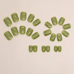 Elegant Minimalist Press-On Nail Set (24pcs) (DESIGN 7422)