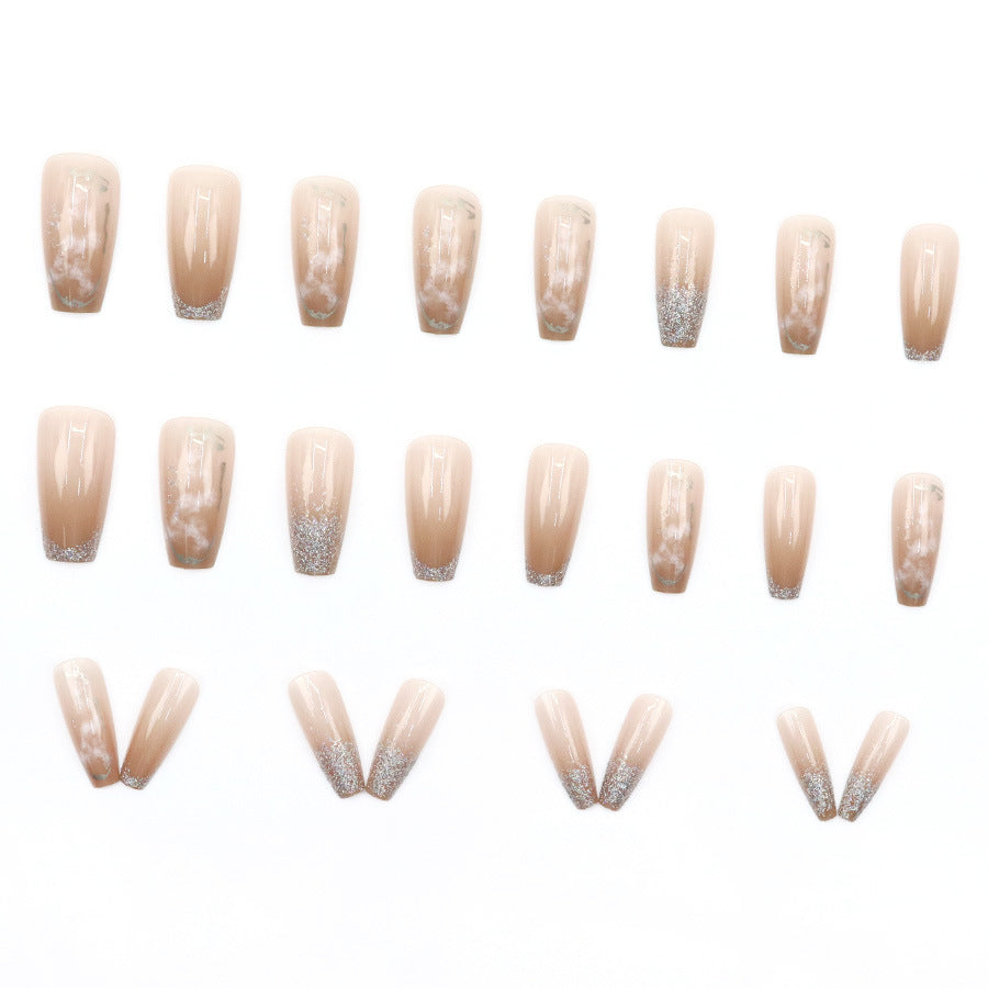 Elegant Minimalist Press-On Nail Set (24pcs) (DESIGN 7513)