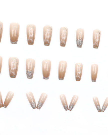 Elegant Minimalist Press-On Nail Set (24pcs) (DESIGN 7513)