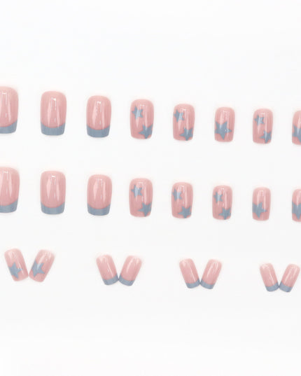 Elegant Minimalist Press-On Nail Set (24pcs) (DESIGN 7580)