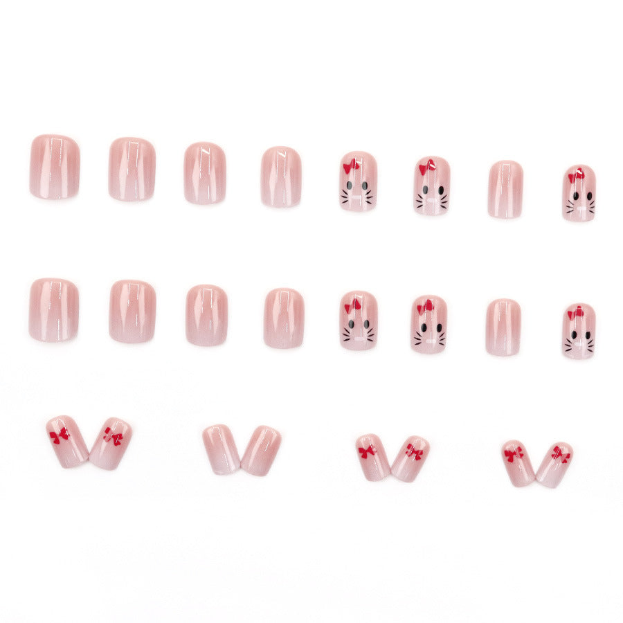 Elegant Minimalist Press-On Nail Set (24pcs) (DESIGN 7542)
