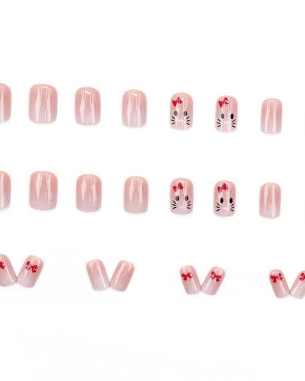Elegant Minimalist Press-On Nail Set (24pcs) (DESIGN 7542)