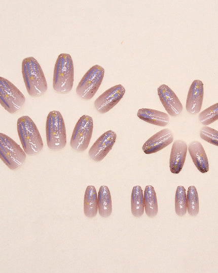 Elegant Minimalist Press-On Nail Set (24pcs) (DESIGN 7384)