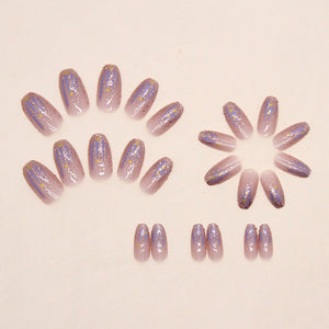 Elegant Minimalist Press-On Nail Set (24pcs) (DESIGN 7384)