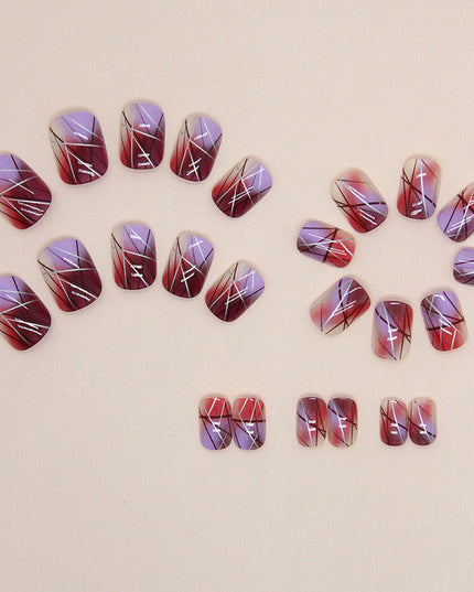 Elegant Minimalist Press-On Nail Set (24pcs) (DESIGN 7341)
