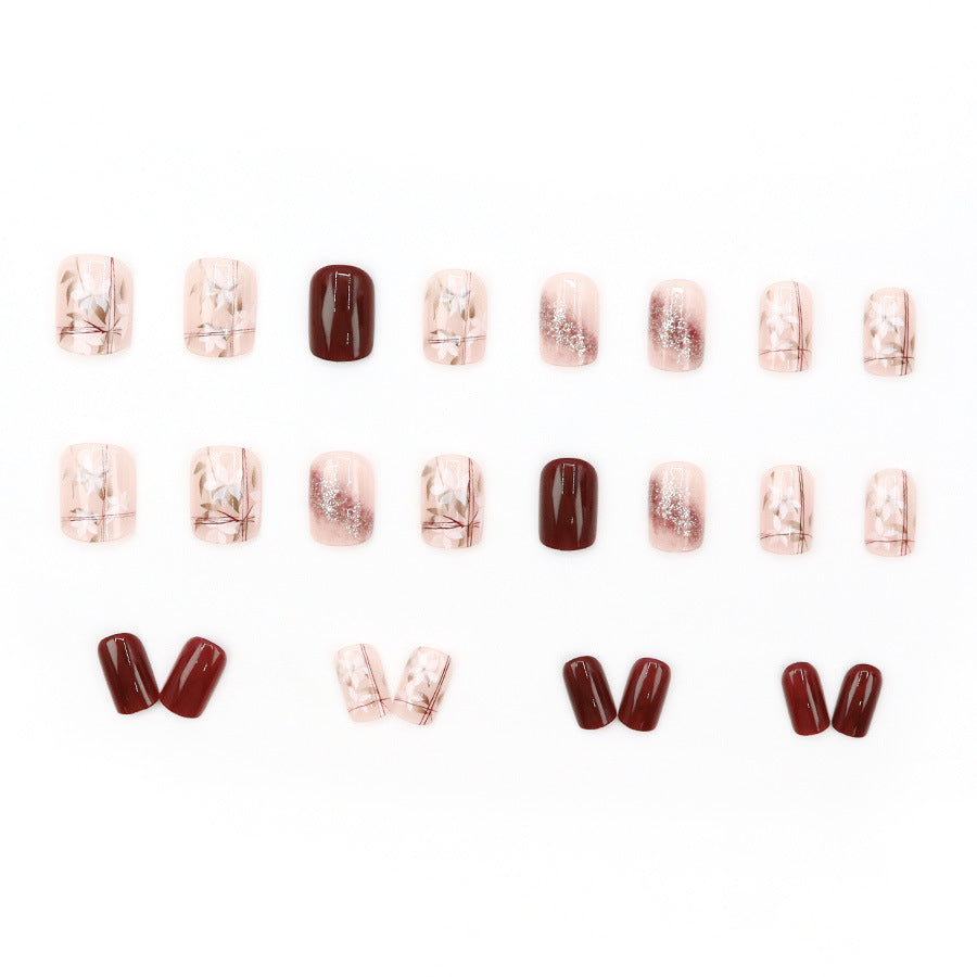 Elegant Minimalist Press-On Nail Set (24pcs) (DESIGN 7575)