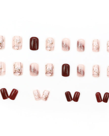 Elegant Minimalist Press-On Nail Set (24pcs) (DESIGN 7575)