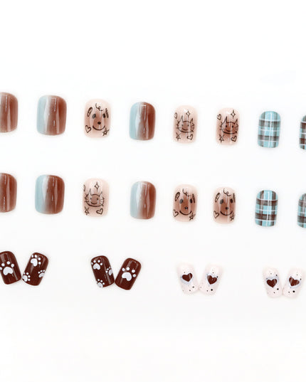 Elegant Minimalist Press-On Nail Set (24pcs) (DESIGN 7576)