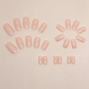 Elegant Minimalist Press-On Nail Set (24pcs) (DESIGN 7376)