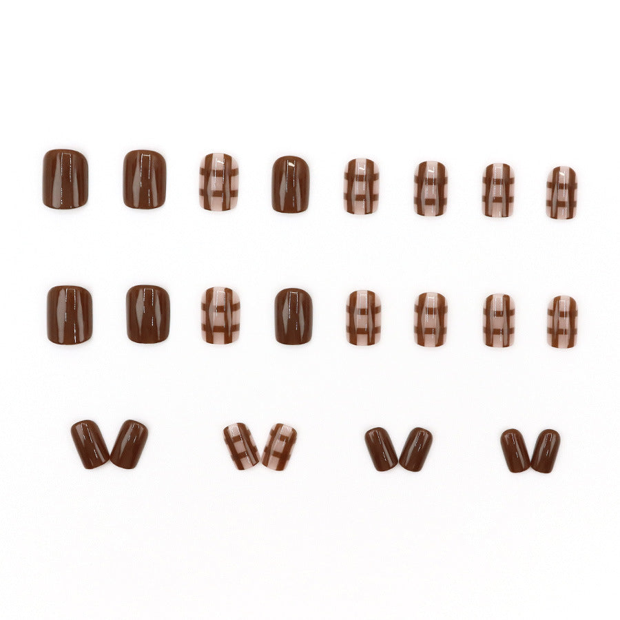 Elegant Minimalist Press-On Nail Set (24pcs) (DESIGN 7607)