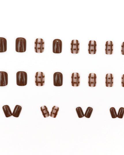 Elegant Minimalist Press-On Nail Set (24pcs) (DESIGN 7607)