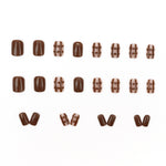Elegant Minimalist Press-On Nail Set (24pcs) (DESIGN 7607)