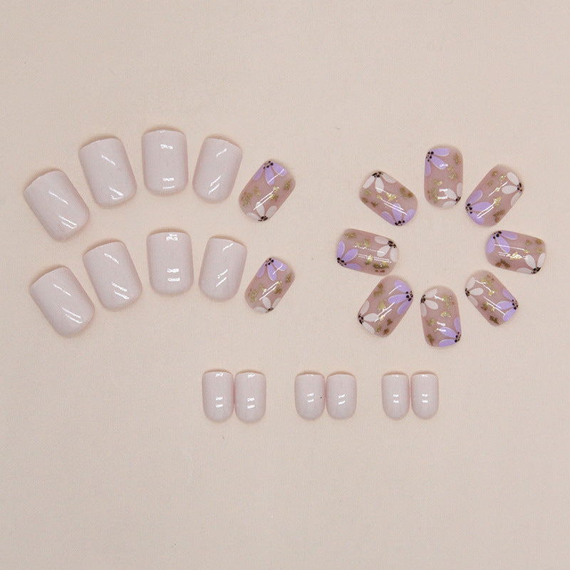 Elegant Minimalist Press-On Nail Set (24pcs) (DESIGN 7483)