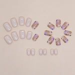 Elegant Minimalist Press-On Nail Set (24pcs) (DESIGN 7483)