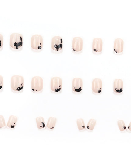 Elegant Minimalist Press-On Nail Set (24pcs) (DESIGN 7511)