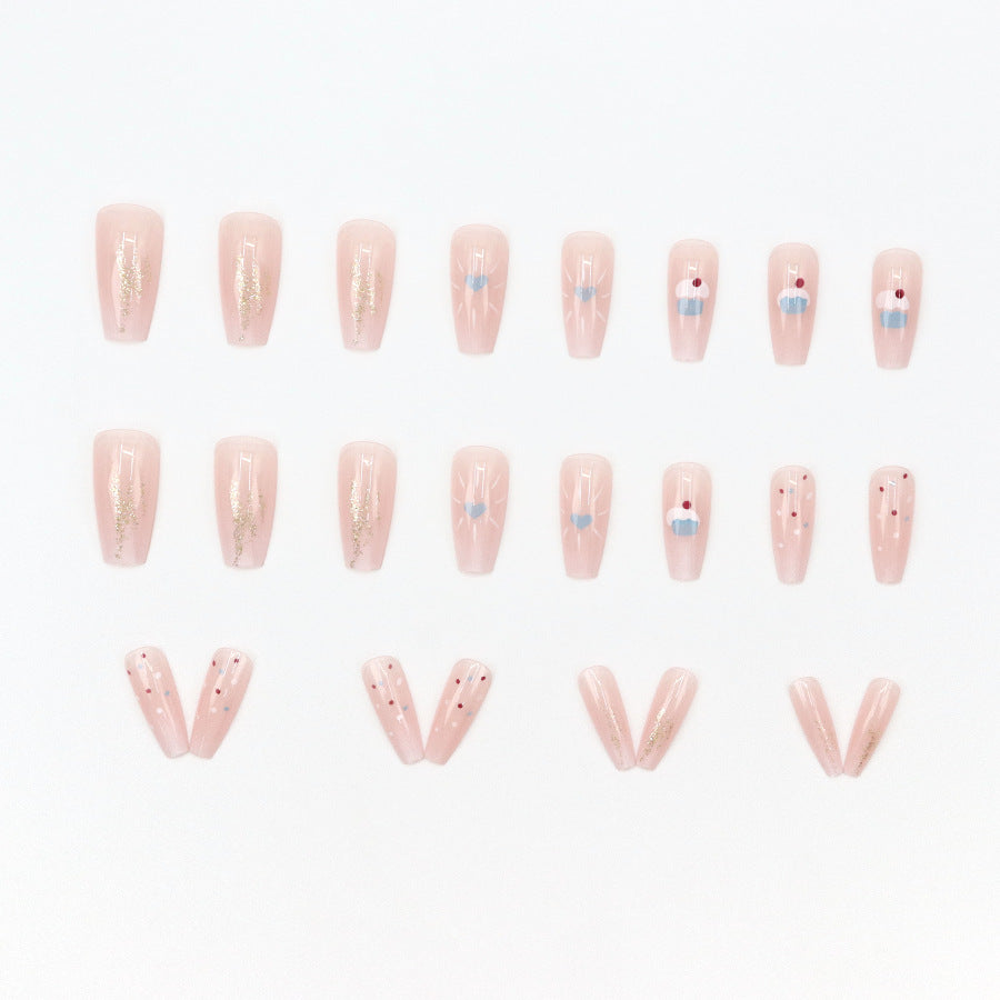 Elegant Minimalist Press-On Nail Set (24pcs) (DESIGN 7562)