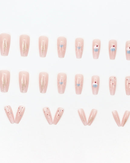 Elegant Minimalist Press-On Nail Set (24pcs) (DESIGN 7562)