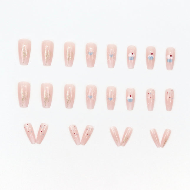 Elegant Minimalist Press-On Nail Set (24pcs) (DESIGN 7562)