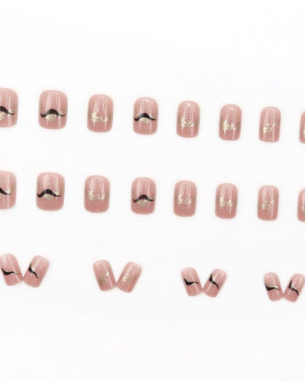 Elegant Minimalist Press-On Nail Set (24pcs) (DESIGN 7601)