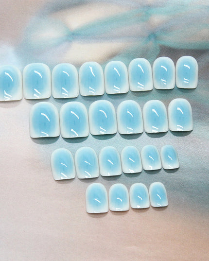 Elegant Minimalist Press-On Nail Set (24pcs) (DESIGN 7456)