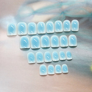 Elegant Minimalist Press-On Nail Set (24pcs) (DESIGN 7456)