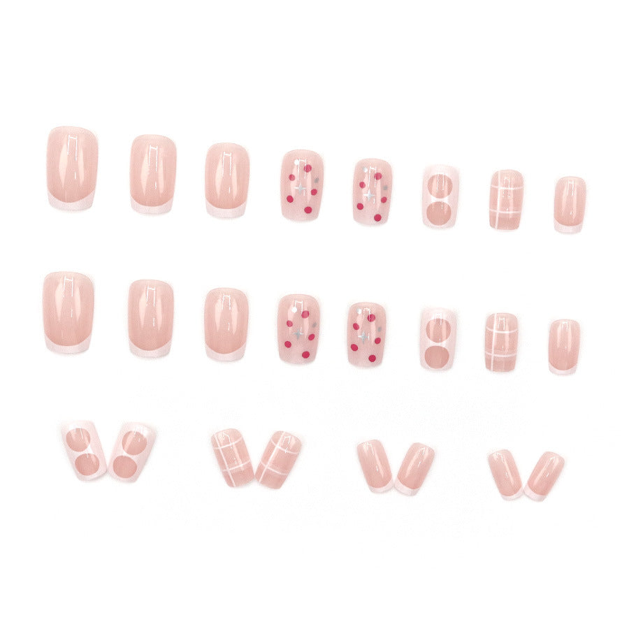 Elegant Minimalist Press-On Nail Set (24pcs) (DESIGN 7563)