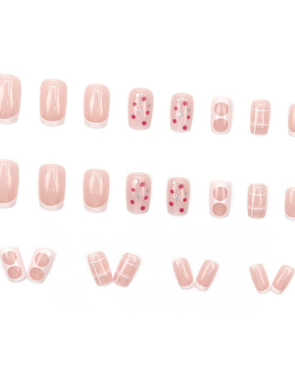 Elegant Minimalist Press-On Nail Set (24pcs) (DESIGN 7563)
