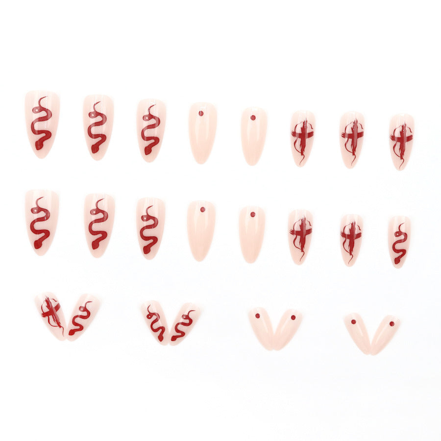 Elegant Minimalist Press-On Nail Set (24pcs) (DESIGN 7570)