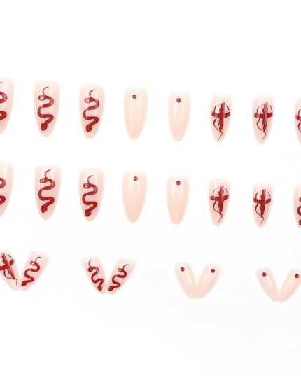 Elegant Minimalist Press-On Nail Set (24pcs) (DESIGN 7570)