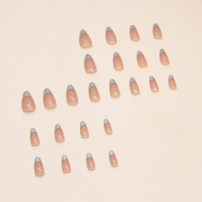Elegant Minimalist Press-On Nail Set (24pcs) (DESIGN 7386)