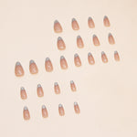 Elegant Minimalist Press-On Nail Set (24pcs) (DESIGN 7386)