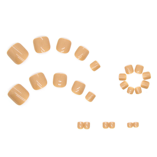Elegant Minimalist Press-On Nail Set (24pcs) (DESIGN 74892)
