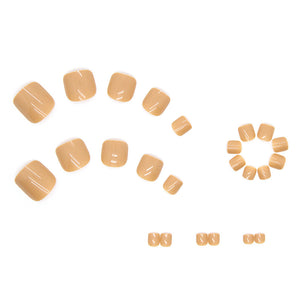 Elegant Minimalist Press-On Nail Set (24pcs) (DESIGN 74892)