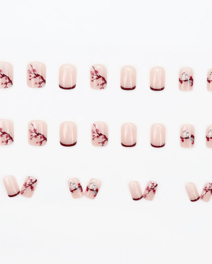 Elegant Minimalist Press-On Nail Set (24pcs) (DESIGN 7597)
