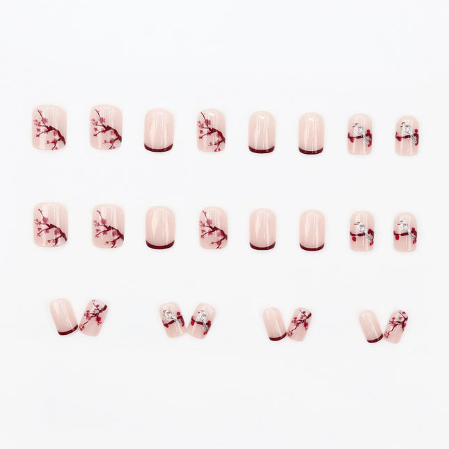 Elegant Minimalist Press-On Nail Set (24pcs) (DESIGN 7597)
