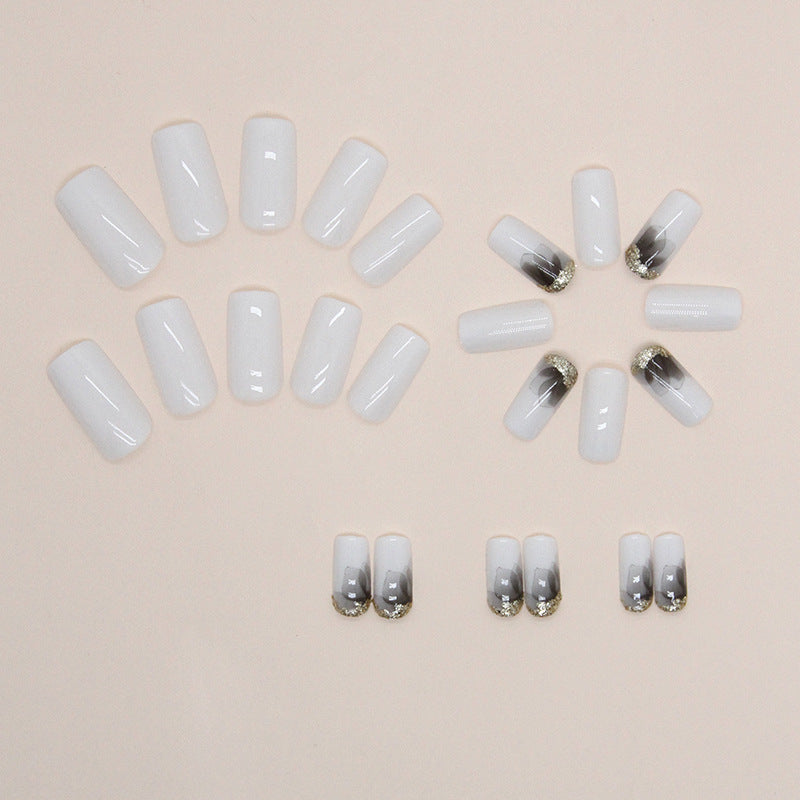 Elegant Minimalist Press-On Nail Set (24pcs) (DESIGN 7482)
