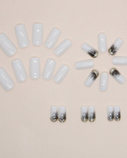 Elegant Minimalist Press-On Nail Set (24pcs) (DESIGN 7482)