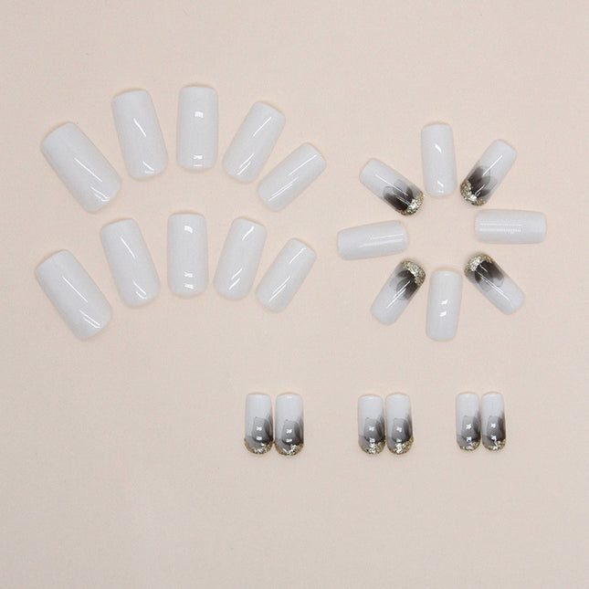 Elegant Minimalist Press-On Nail Set (24pcs) (DESIGN 7482)
