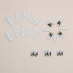 Elegant Minimalist Press-On Nail Set (24pcs) (DESIGN 7482)