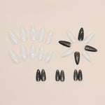 Elegant Minimalist Press-On Nail Set (24pcs) (DESIGN 7397)