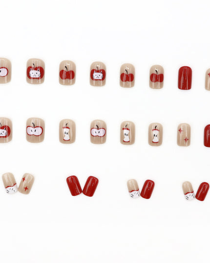Elegant Minimalist Press-On Nail Set (24pcs) (DESIGN 7612)