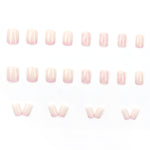 Elegant Minimalist Press-On Nail Set (24pcs) (DESIGN 7573)