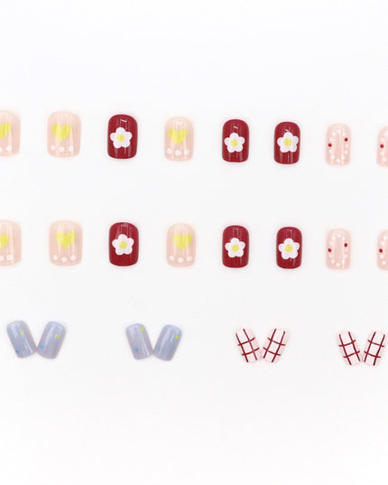 Elegant Minimalist Press-On Nail Set (24pcs) (DESIGN 7644)