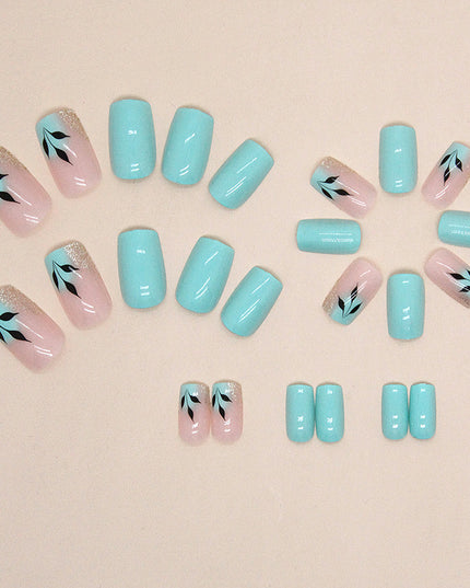 Elegant Minimalist Press-On Nail Set (24pcs) (DESIGN 7442)