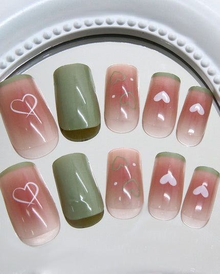 Elegant Minimalist Press-On Nail Set (24pcs) (DESIGN 7399)