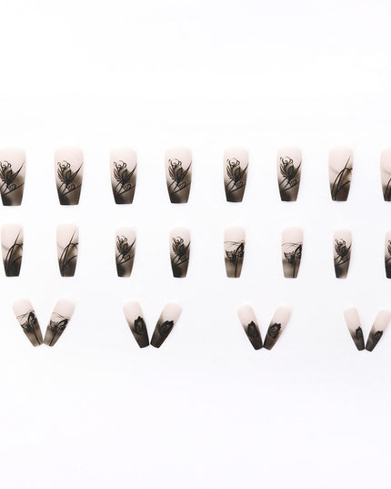 Elegant Minimalist Press-On Nail Set (24pcs) (DESIGN 7668)