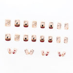 Elegant Minimalist Press-On Nail Set (24pcs) (DESIGN 7553)