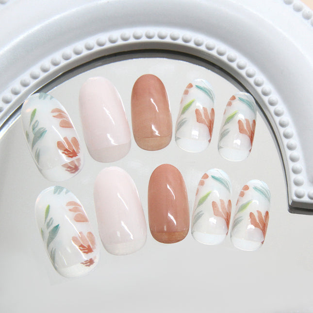 Elegant Minimalist Press-On Nail Set (24pcs) (DESIGN 7356)